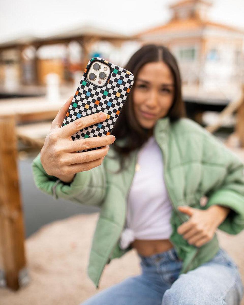 Old Skool | Retro Checkerboard Case iPhone Case get.casely
