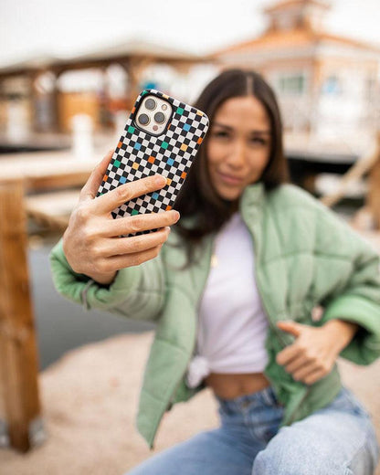 Old Skool | Retro Checkerboard Case iPhone Case get.casely