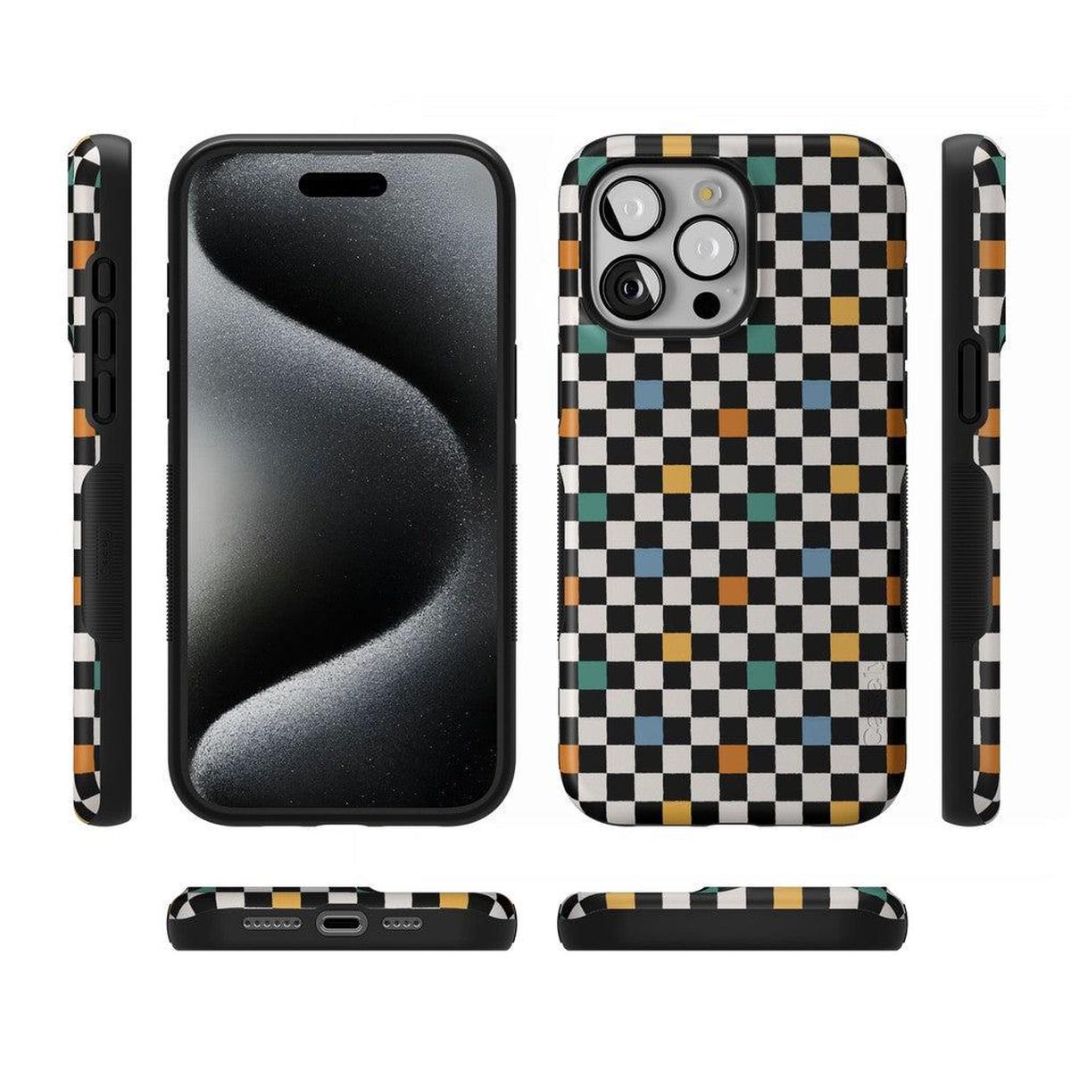 Old Skool | Retro Checkerboard Case iPhone Case get.casely