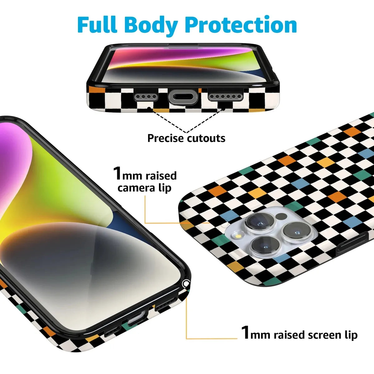 Old Skool | Retro Checkerboard Case iPhone Case get.casely