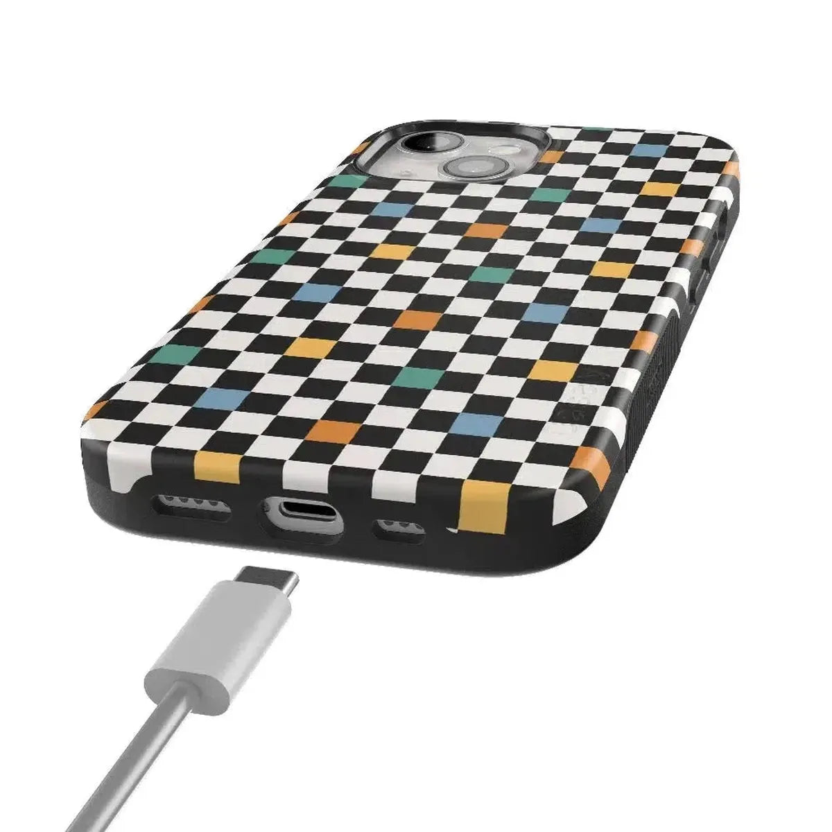 Old Skool | Retro Checkerboard Case iPhone Case get.casely