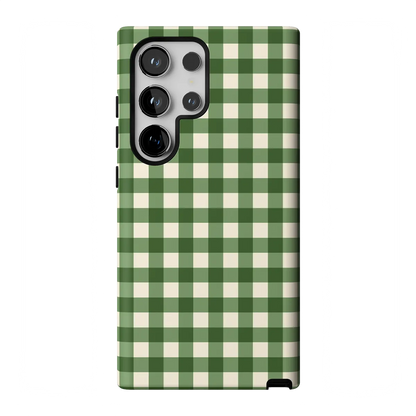 Checked Twice | Green Plaid Case
