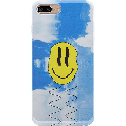 On Cloud Nine | Glitch Smiley Face Case iPhone Case get.casely Classic iPhone 6/7/8 Plus