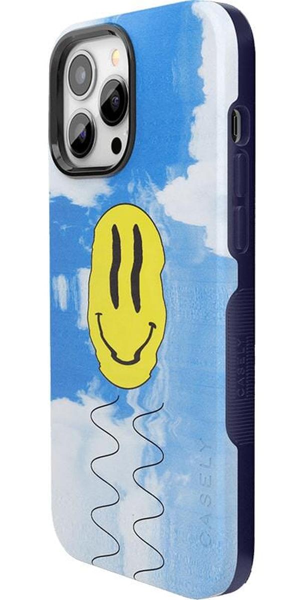 On Cloud Nine | Glitch Smiley Face Case iPhone Case get.casely