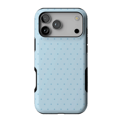 On the Dot | Blue Monochrome Polka Dot Case
