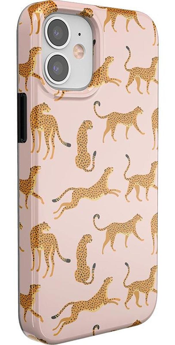 On the Prowl | Pink Leopard Print Case iPhone Case get.casely