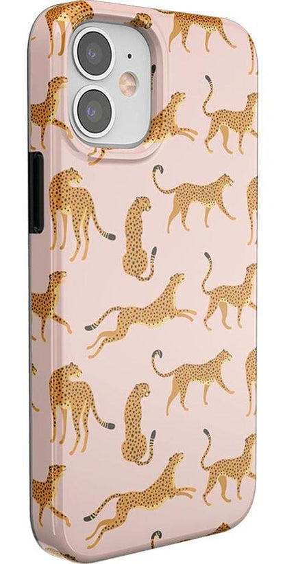 On the Prowl | Pink Leopard Print Case iPhone Case get.casely