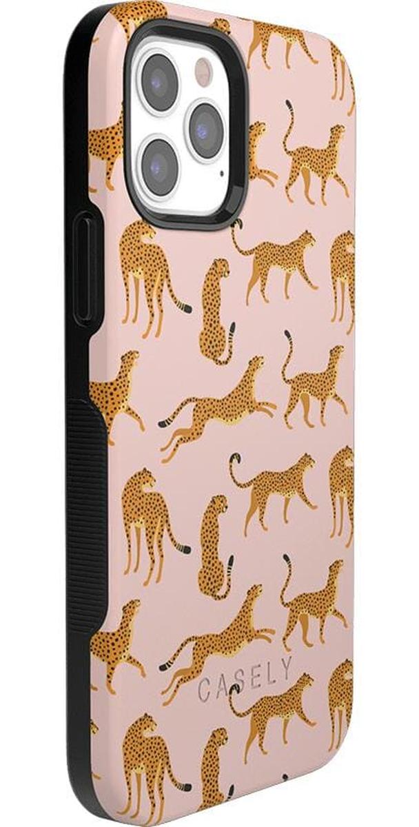 On the Prowl | Pink Leopard Print Case iPhone Case get.casely