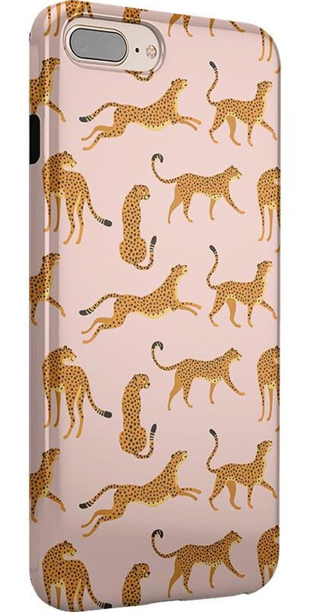 On the Prowl | Pink Leopard Print Case iPhone Case get.casely