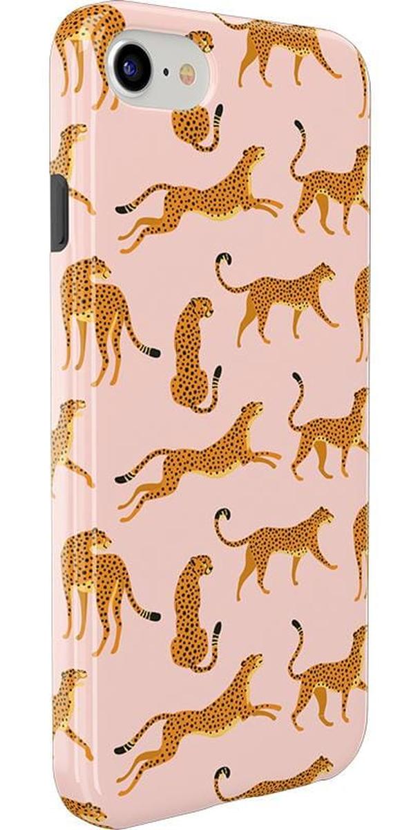 On the Prowl | Pink Leopard Print Case iPhone Case get.casely