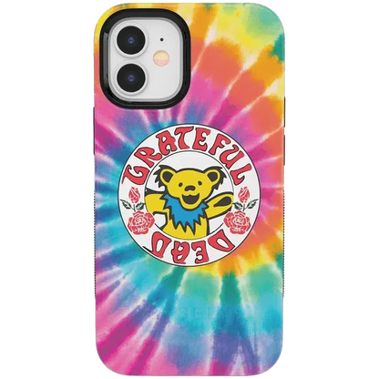 On Tour | Grateful Dead Tie Dye Sticker Case iPhone Case Grateful Dead Bold iPhone 12