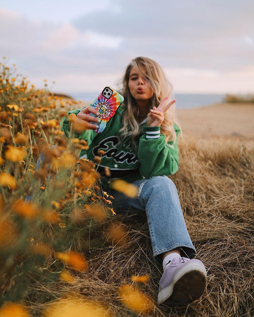 On Tour | Grateful Dead Tie Dye Sticker Case iPhone Case Grateful Dead