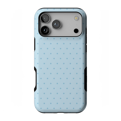 On the Dot | Blue Monochrome Polka Dot Case
