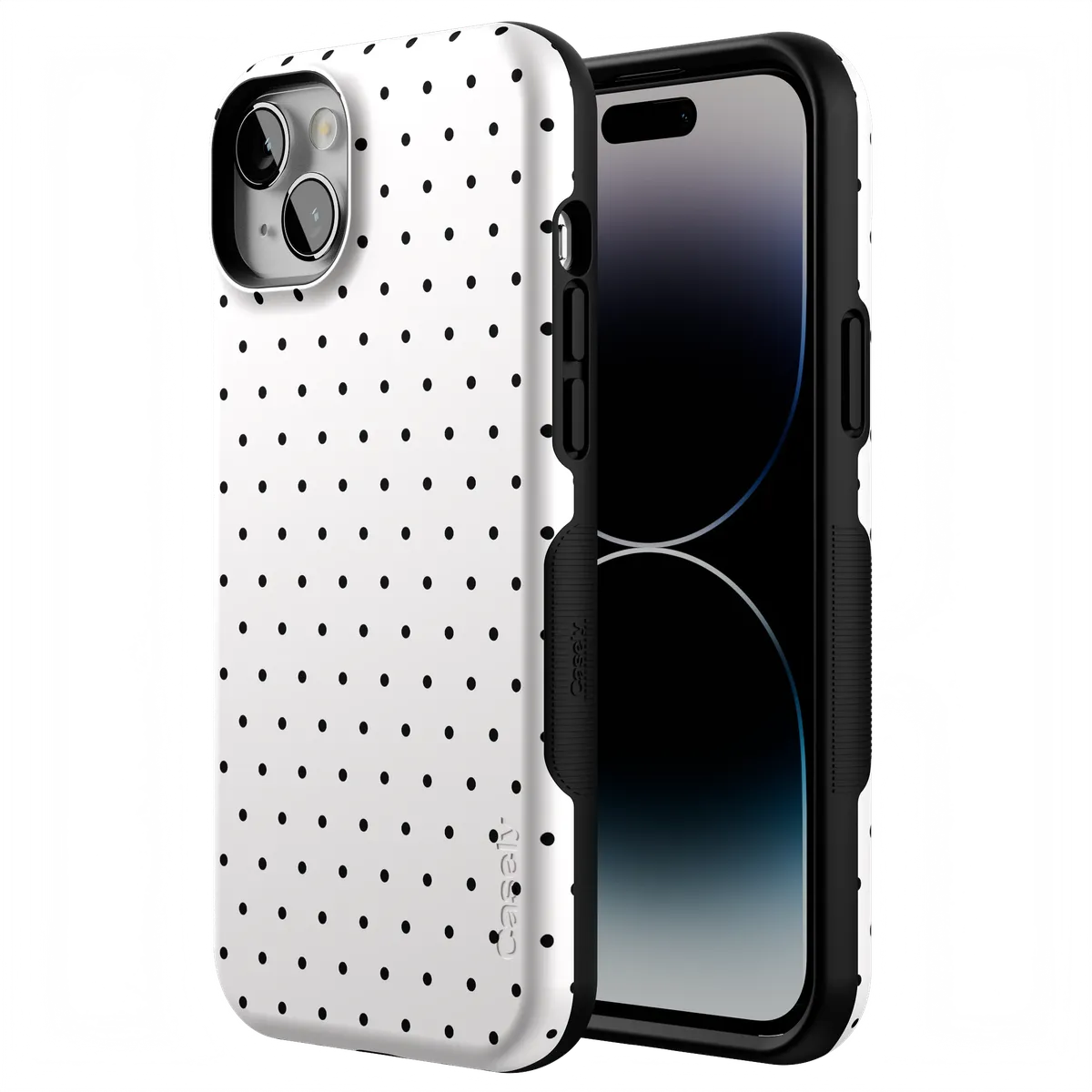On the Dot | Black Polka Dot Case