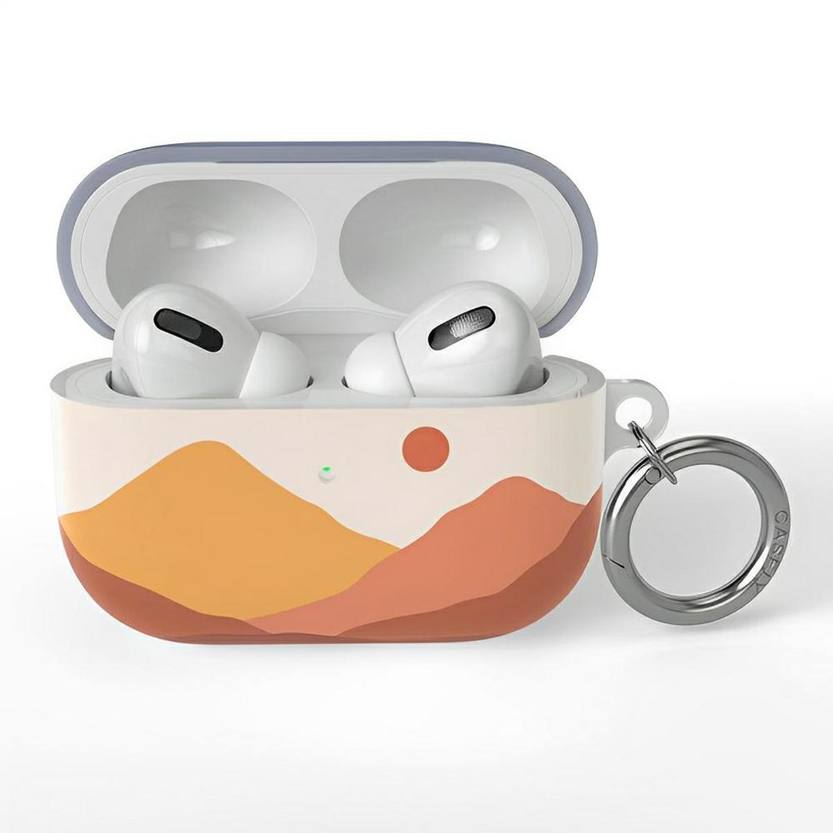 Opposites Attract | Day & Night Colorblock Mountains AirPods Case AirPods Case get.casely AirPods Pro 1 Case