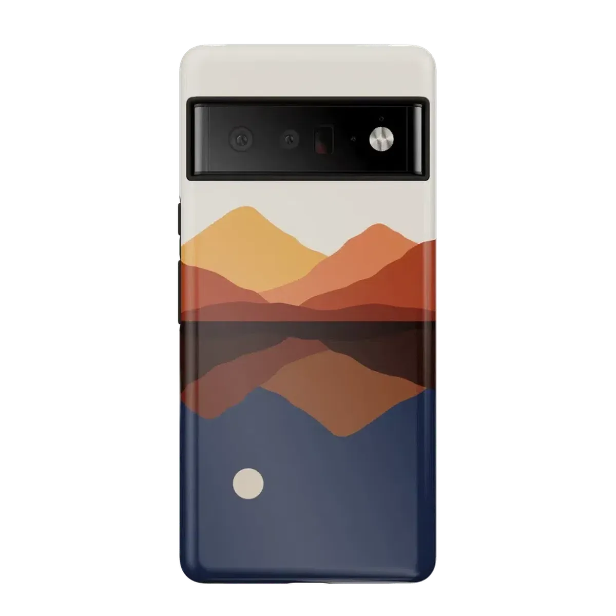 Opposites Attract | Day & Night Colorblock Mountains Google Pixel Case Google Pixel Case Casetry Essential Google Pixel 6 Pro