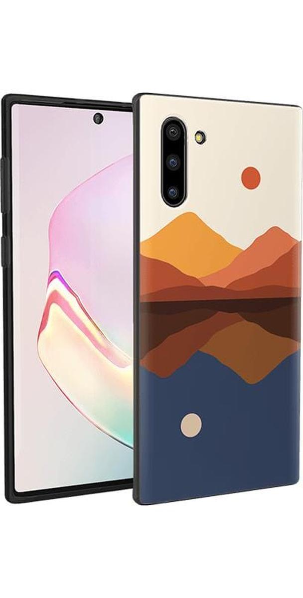 Opposites Attract | Day & Night Colorblock Mountains Samsung Case Samsung Case get.casely