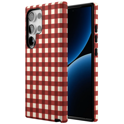 Checked Twice | Red Plaid Case