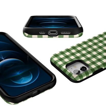 Checked Twice | Green Plaid Case