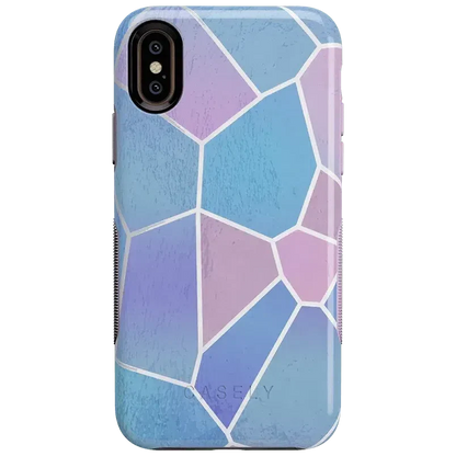 Other Side | Holographic Metallic Stained Glass Marble Case iPhone Case get.casely Bold iPhone XS Max