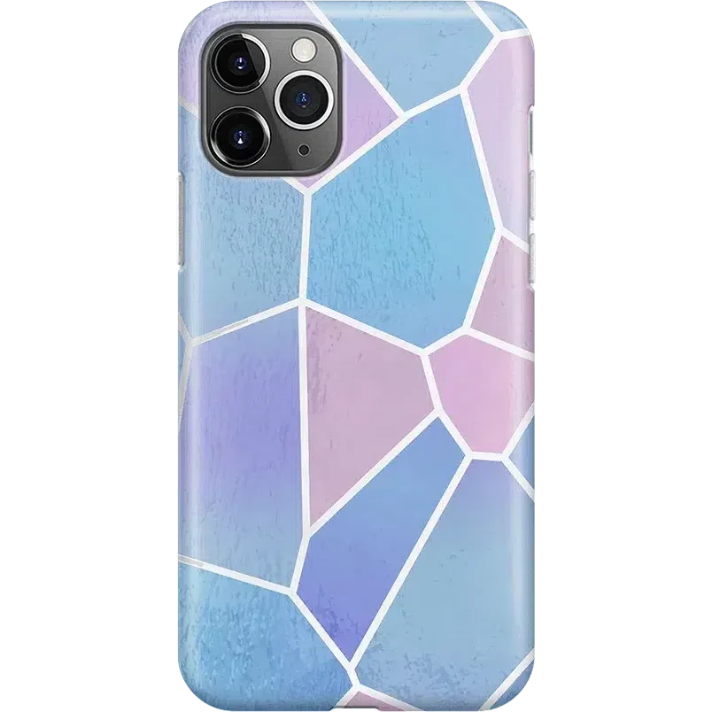 Other Side | Holographic Metallic Stained Glass Marble Case iPhone Case get.casely
