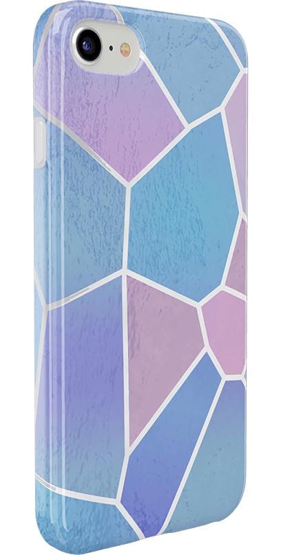Other Side | Holographic Metallic Stained Glass Marble Case iPhone Case get.casely
