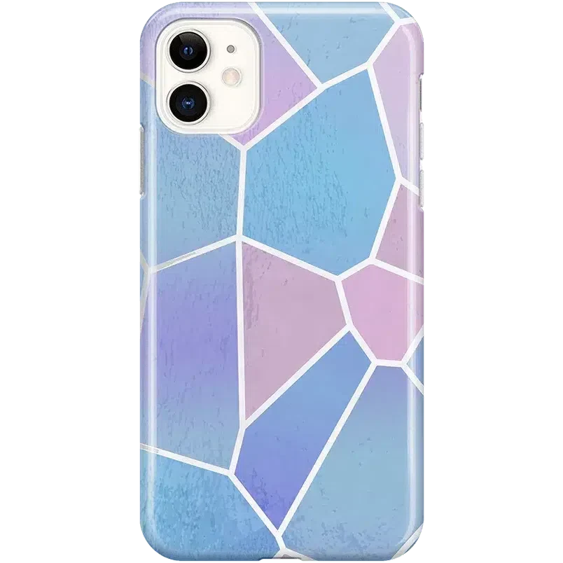 Other Side | Holographic Metallic Stained Glass Marble Case iPhone Case get.casely