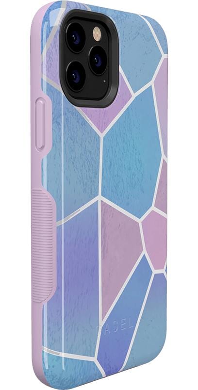 Other Side | Holographic Metallic Stained Glass Marble Case iPhone Case get.casely