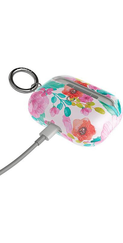 Out and About | Light Pink Floral AirPods Case AirPods Case get.casely