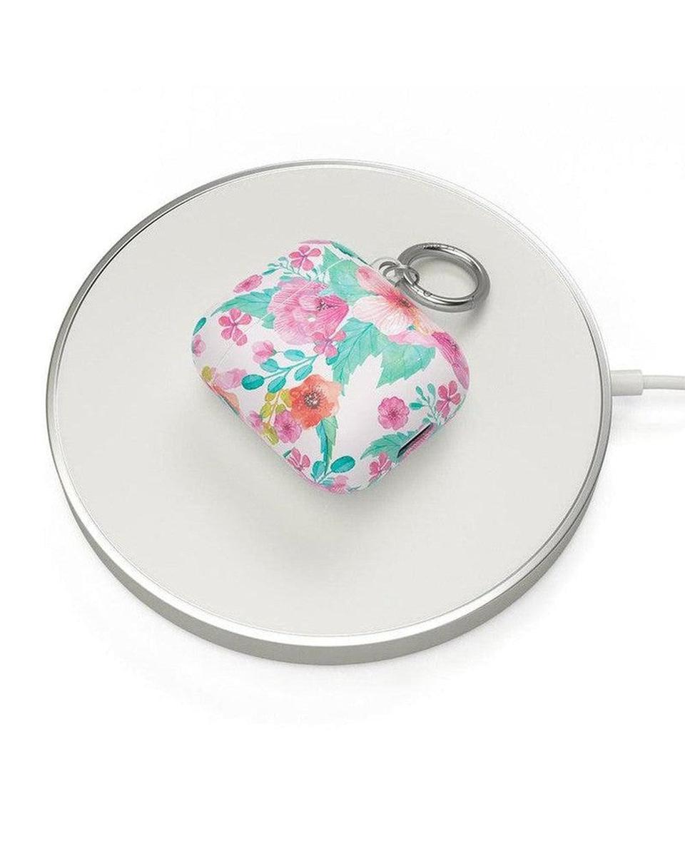 Out and About | Light Pink Floral AirPods Case AirPods Case get.casely