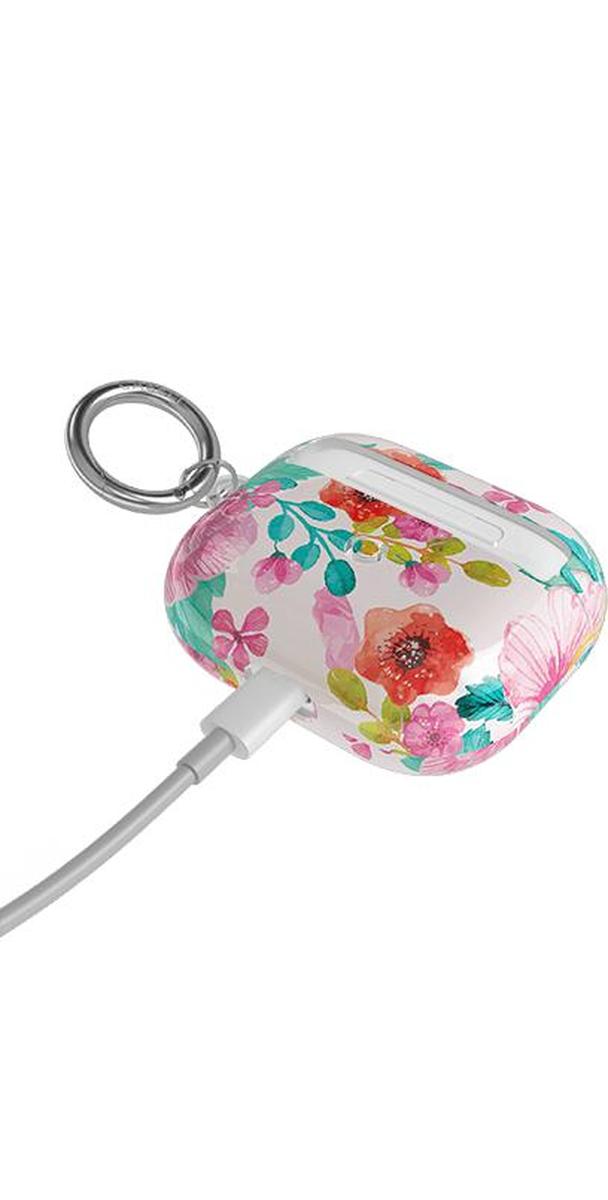 Out and About | Light Pink Floral AirPods Case AirPods Case get.casely