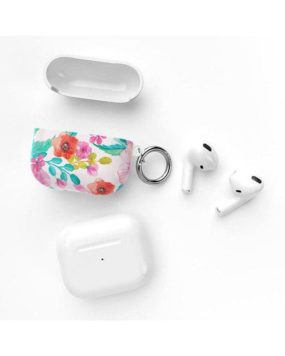 Out and About | Light Pink Floral AirPods Case AirPods Case get.casely