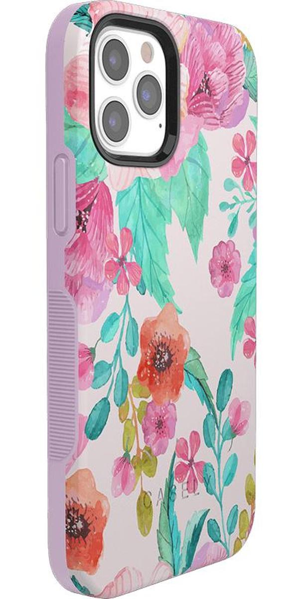 Out And About | Light Pink Floral Case iPhone Case get.casely