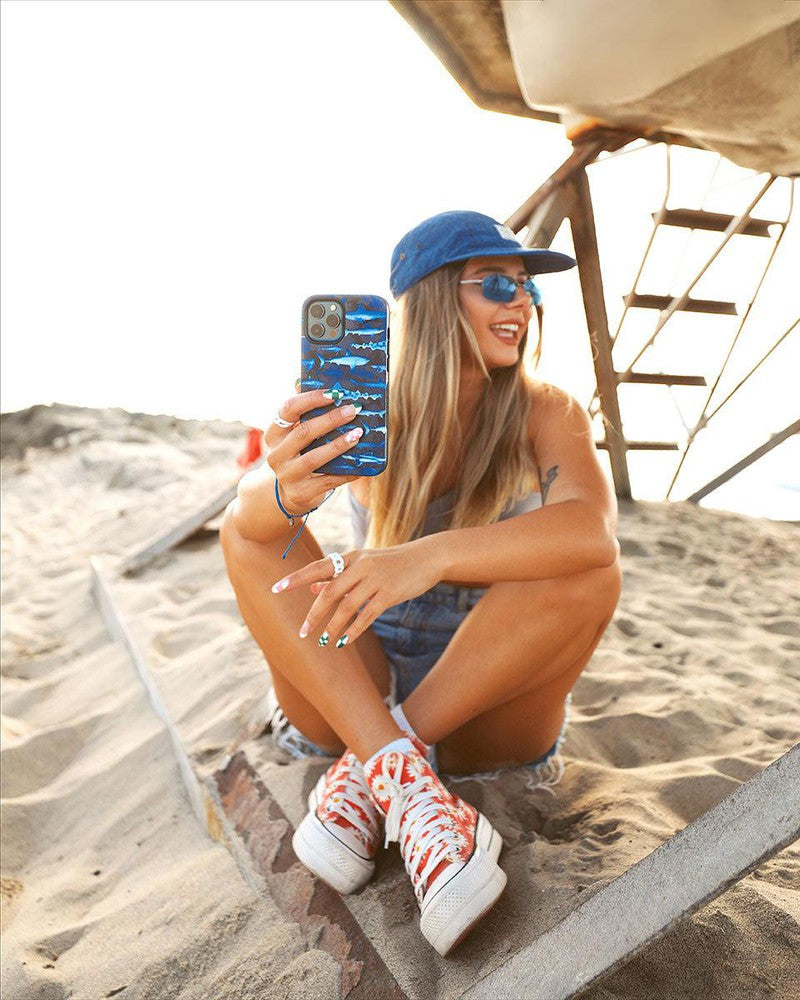 Out At Sea | Shark Week x Casely Case iPhone Case get.casely