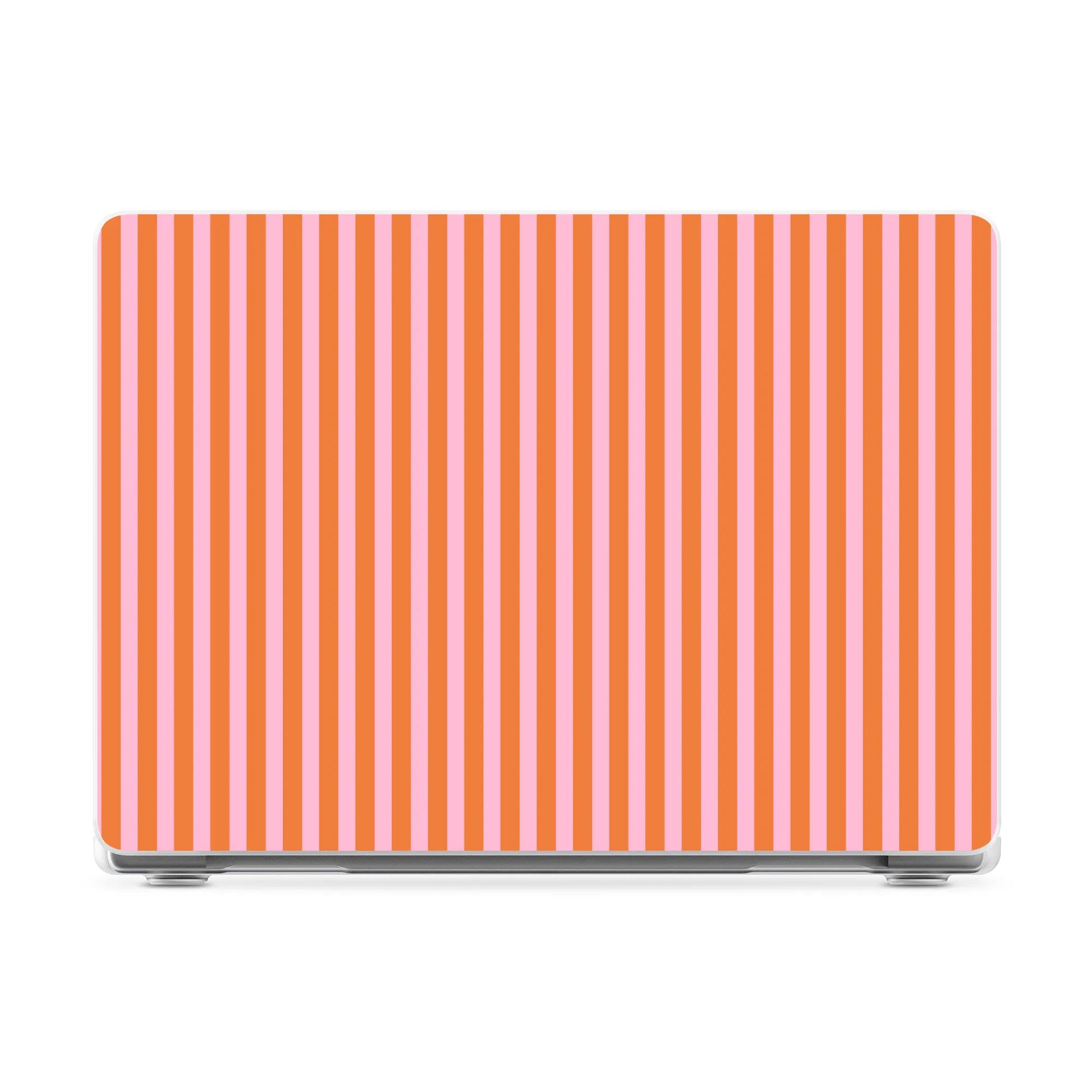 Perfect Stripes | Orange & Pink Stripes Laptop Shell - 16" MacBook Pro