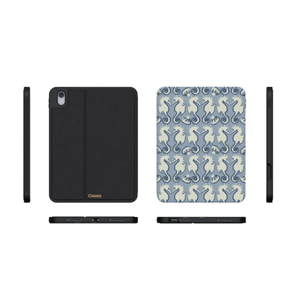 Seahorse Drift | Coastal Blues iPad Case