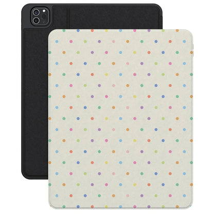 On the Dot | Rainbow Polka Dot iPad Case