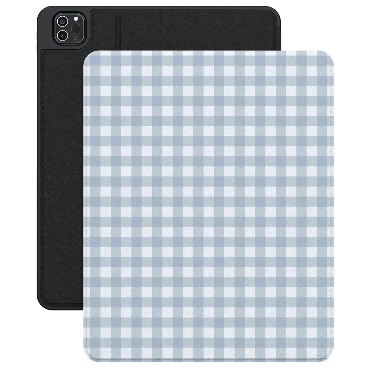 Pastel Picnic | Blue Gingham iPad Case