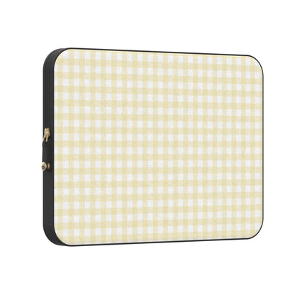 Pastel Picnic | Yellow Gingham Laptop Case