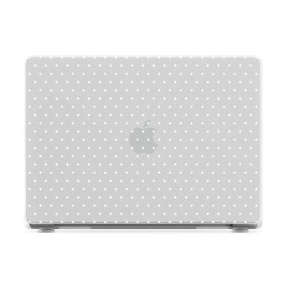 On the Dot | White Polka Dot Laptop Shell - 13.6" MacBook Air