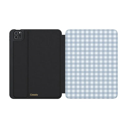 Pastel Picnic | Blue Gingham iPad Case