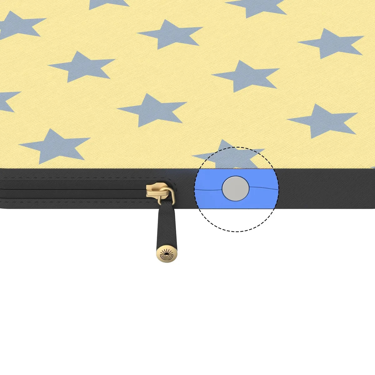 Shine Bright | Butter Yellow Stars Laptop Case