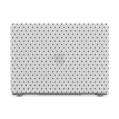 On the Dot | Black Polka Dot Laptop Shell - 16" MacBook Pro