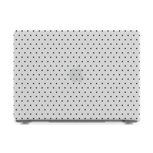 On the Dot | Black Polka Dot Laptop Shell - 16" MacBook Pro