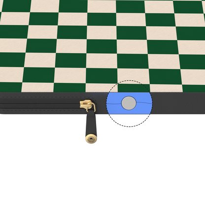 Fit Check | Green Checkerboard Laptop Case