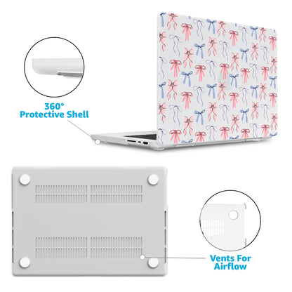 Coquette Girlie | Pastel Bows Laptop Shell