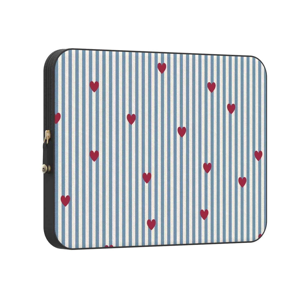 Love Lines | Blue Stripes Laptop Case