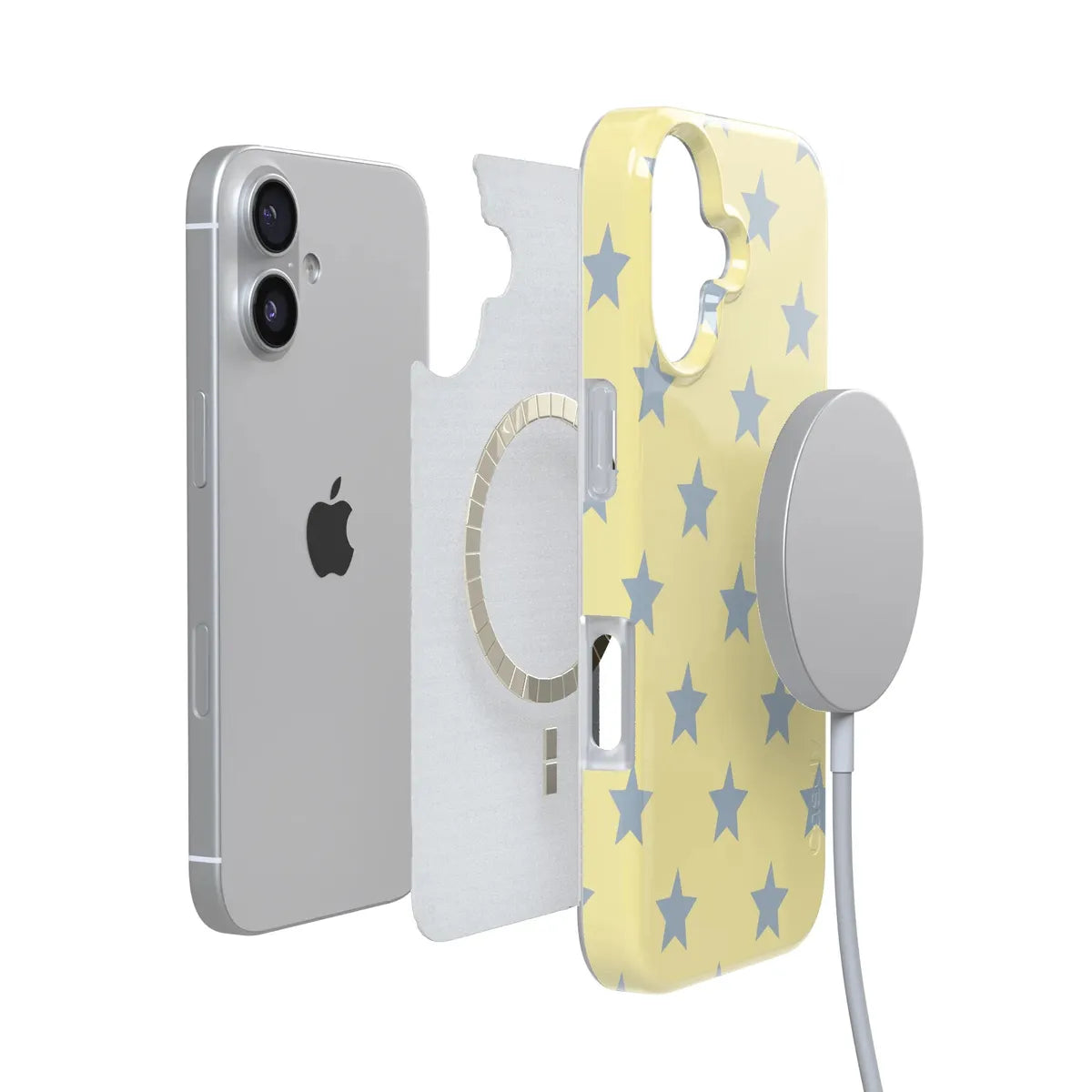 Shine Bright | Butter Yellow Stars Case