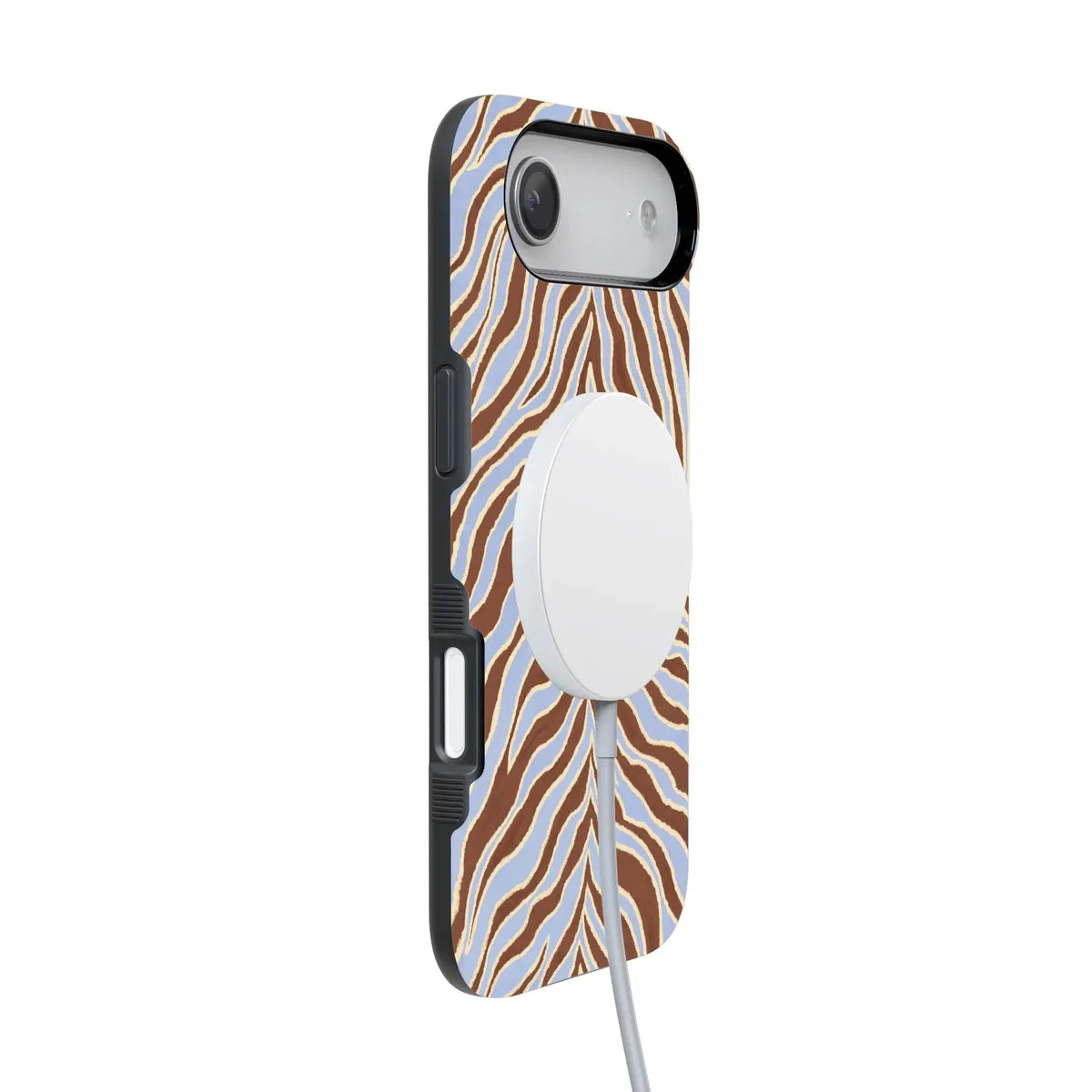 Untamed | Brown & Blue Zebra Case
