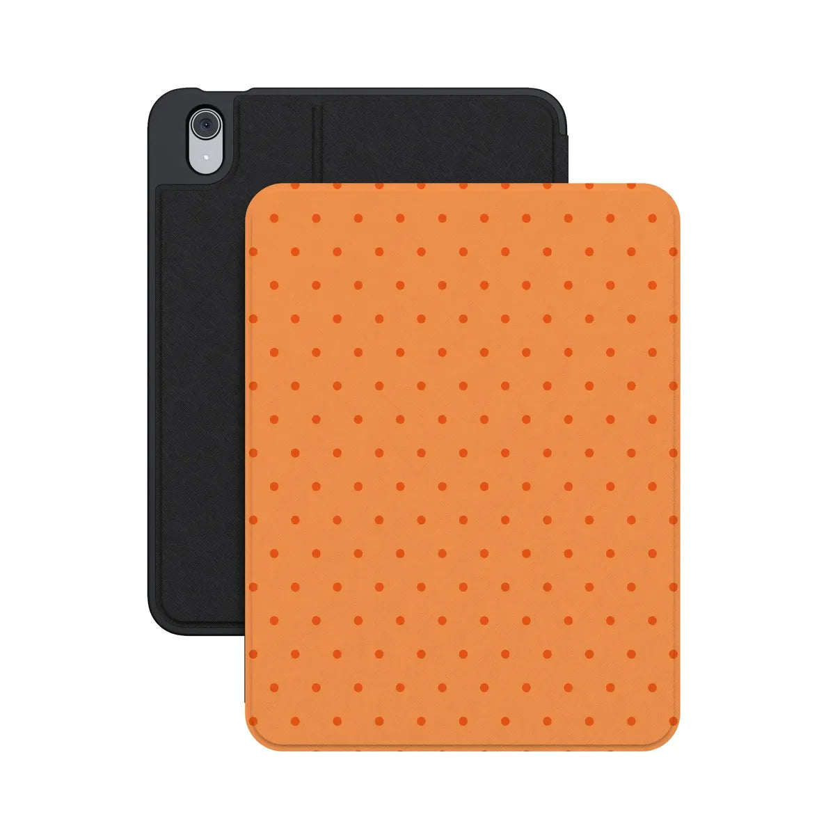 On the Dot | Orange Polka Dot iPad Case